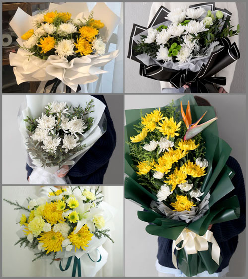 广东广州市白云区钟落潭镇华坑村白事花束代送